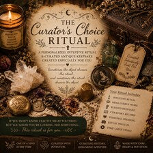 The Curator's Choice Ritual | A Personalized Intuitive Ritual & Curated Keepsake