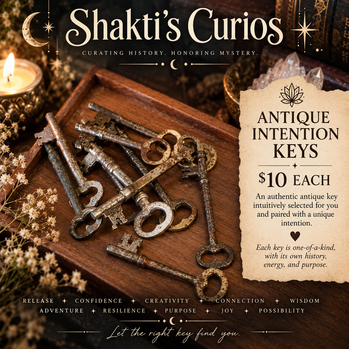 Antique Intention Key